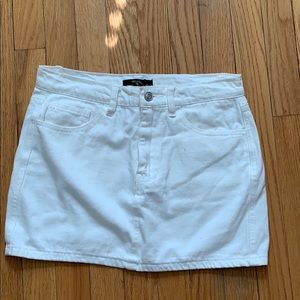 Short jean mini skirt